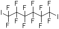 structure of CAS# 375-80-4, 1,6-Diiodododecafluorohexane ;1,6-Diiodoperfluorohexane