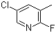 5-Chloro-2-fluoro-3-methylpyridine molecular structure (CAS 375368-84-6)