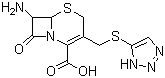 7-Amino-3-(1,2,3-triazol-4-ylthio)methyl cephalosporanic acid molecular structure (CAS 37539-03-0)