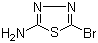 2-Amino-5-bromo-1,3,4-thiadiazole molecular structure (CAS 37566-39-5)