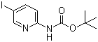 tert-Butyl 5-iodopyridin-2-ylcarbamate molecular structure (CAS 375853-79-5)