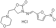 Furaltadone hydrochloride molecular structure (CAS 3759-92-0)