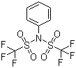 N-苯基双(三氟甲烷磺酰)亚胺分子结构 (CAS 37595-74-7)