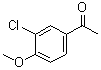 3'-Chloro-4'-methoxyacetophenone molecular structure (CAS 37612-52-5)