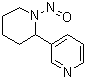 结构式 CAS# 37620-20-5, 1-亚硝基-2-(3-吡啶基)哌啶