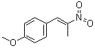 反式-1-(4-甲氧基苯基)-2-硝基丙烯分子结构 (CAS 37629-51-9)