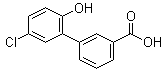 5'-氯-2'-羟基联苯-3-羧酸分子结构 (CAS 376592-57-3)