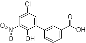 5'-Chloro-2'-hydroxy-3'-nitro-[1,1'-biphenyl]-3-carboxylic acid molecular structure (CAS 376592-58-4)
