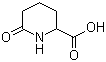 structure of CAS# 3770-22-7, 6-Oxopiperidine-2-carboxylic acid;6-Oxo-pipecolinic acid