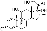 倍他米松分子结构 (CAS 378-44-9)