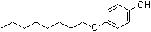 结构式 CAS# 3780-50-5, 4-辛氧基苯酚; 对辛氧基苯酚