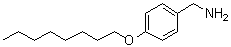 4-(Octyloxy)benzenemethanamine molecular structure (CAS 37806-64-7)