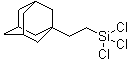 Adamantylethyltrichlorosilane molecular structure (CAS 37843-11-1)