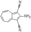 2-氨基-1,3-二氰基薁分子结构 (CAS 3786-66-1)
