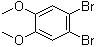 structure of CAS# 37895-73-1, 1,2-Dibromo-4,5-dimethoxybenzene;4,5-Dibromo-1,2-dimethoxybenzene; 4,5-Dibromoveratrole