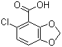 结构式 CAS# 379229-83-1, 5-氯-1,3-苯并二恶茂-4-甲酸