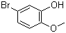 5-Bromo-2-methoxyphenol molecular structure (CAS 37942-01-1)