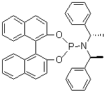 N,N-Bis[(1S)-1-phenylethyl]-dinaphtho[2,1-d:1',2'-f][1,3,2]dioxaphosphepin-4-amine molecular structure (CAS 380230-02-4)