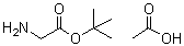 Glycine tert-butyl ester acetate salt molecular structure (CAS 38024-18-9)