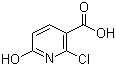 2-Chloro-6-hydroxynicotinic acid molecular structure (CAS 38025-90-0)