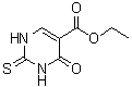1,2,3,4-Tetrahydro-4-oxo-2-thioxo-5-pyrimidinecarboxylic acid ethyl ester molecular structure (CAS 38026-46-9)