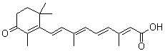 结构式 CAS# 38030-57-8, 4-氧代维甲酸