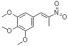 (E)-1-(3,4,5-Trimethoxyphenyl)-2-nitropropene molecular structure (CAS 38059-94-8)