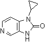 1-Cyclopropyl-1,3-dihydro-2H-imidazo[4,5-c]pyridin-2-one molecular structure (CAS 380605-29-8)
