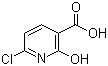 6-Chloro-2-hydroxynicotinic acid molecular structure (CAS 38076-76-5)