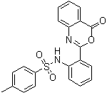 structure of CAS# 3808-20-6, 2-(2-Tosylaminophenyl)-4H-3,1-benzoxazin-4-one