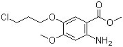 Methyl 2-amino-5-(3-chloropropoxy)-4-methoxybenzoate molecular structure (CAS 380844-26-8)
