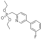 [[5-(3-Fluorophenyl)-2-pyridinyl]methyl]phosphonic acid diethyl ester molecular structure (CAS 380894-77-9)