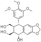 Picropodophyllol molecular structure (CAS 3811-15-2)