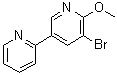 5'-Bromo-6'-methoxy-2,3'-bipyridine molecular structure (CAS 381248-05-1)