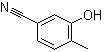 3-Hydroxy-4-methylbenzonitrile molecular structure (CAS 3816-66-8)