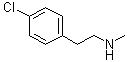 structure of CAS# 38171-31-2, 4-Chloro-N-methylbenzeneethanamine;N-Methyl-4-chlorophenethylamine; [2-(4-Chlorophenyl)ethyl]methylamine