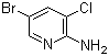 5-Bromo-3-chloropyridin-2-amine molecular structure (CAS 38185-55-6)