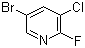结构式 CAS# 38185-56-7, 5-溴-3-氯-2-氟吡啶