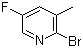 2-Bromo-5-fluoro-3-methylpyridine molecular structure (CAS 38186-85-5)