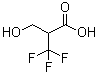 3-羟基-2-(三氟甲基)丙酸分子结构 (CAS 382-43-4)