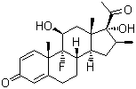 去羟米松分子结构 (CAS 382-67-2)