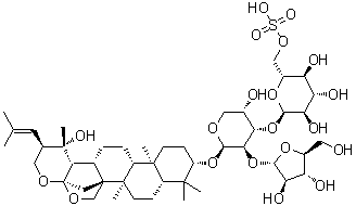假马齿苋皂苷 I分子结构 (CAS 382148-47-2)