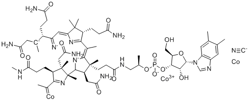 34-Methylcyanocobalamin molecular structure (CAS 38218-51-8)