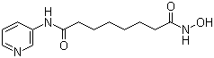 structure of CAS# 382180-17-8, Pyroxamide;N-Hydroxy-N'-3-pyridinyloctanediamide