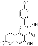 结构式 CAS# 38226-86-7, 脱水淫羊藿素