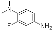 结构式 CAS# 3824-31-5, 2-氟-N1,N1-二甲基-1,4-苯二胺