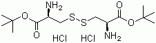 结构式 CAS# 38261-78-8, L-胱氨酸双(叔丁酯)二盐酸盐