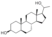 5alpha-Pregnane-3beta,20-diol molecular structure (CAS 38270-91-6)