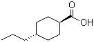 trans-4-Propylcyclohexanecarboxylic acid  molecular structure (CAS 38289-27-9)