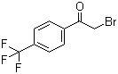 结构式 CAS# 383-53-9, 2-溴-4'-(三氟甲基)苯乙酮